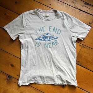 Imogene + Willie "the end is near" tee, large